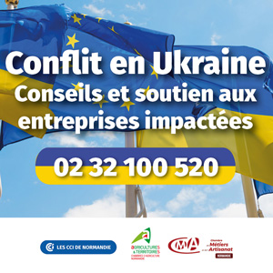 Chefs d'entreprise : vous êtes impactés par le conflit en Ukraine, appelez-nous !