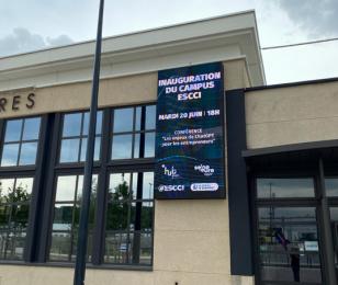 Inauguration du Campus ESCCI à Louviers