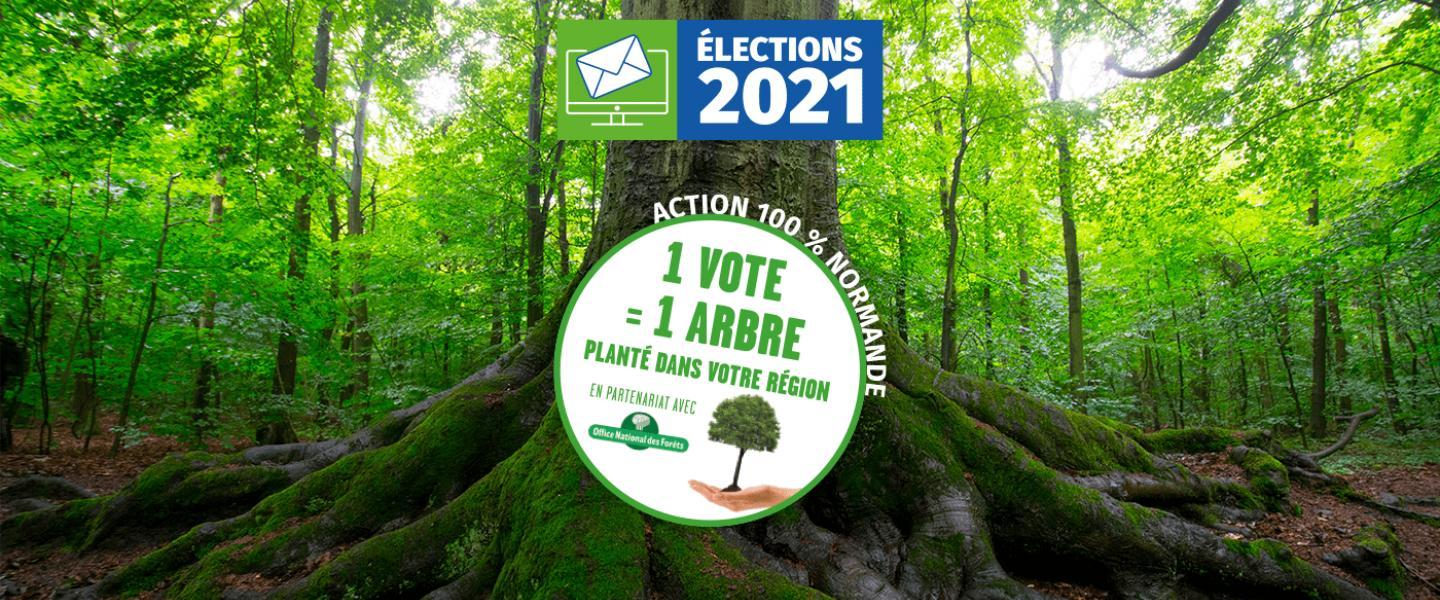 Elections des CCI 2021 : 1 vote = 1 1 arbre planté dans votre région