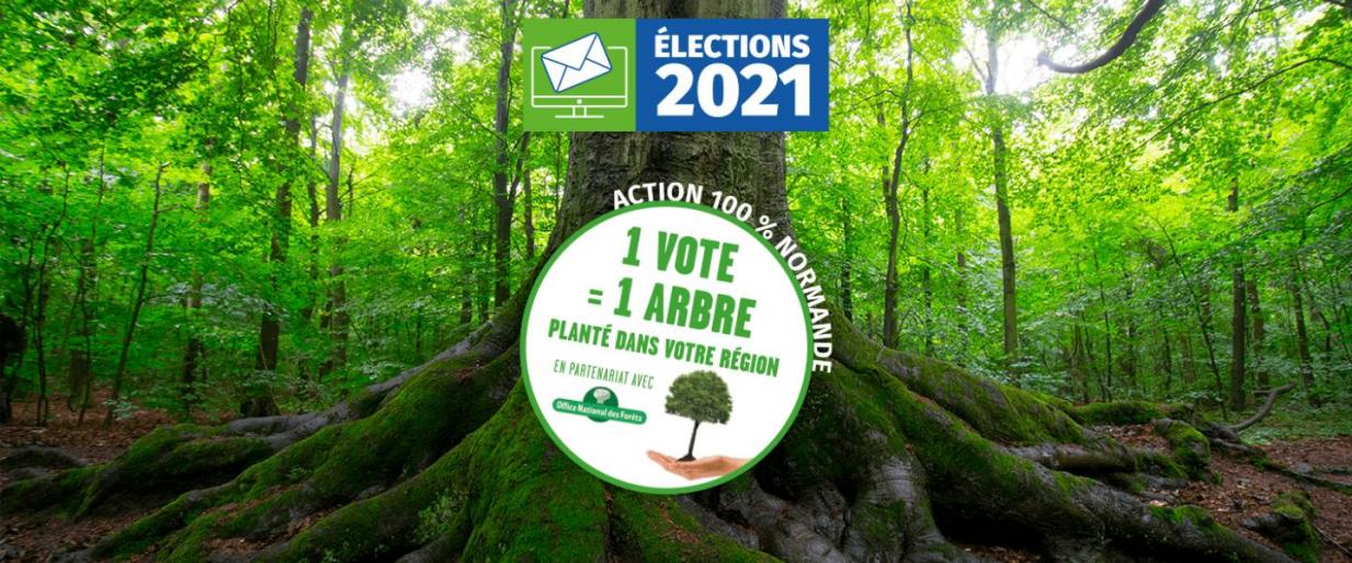 Elections des CCI 2021 : 1 vote = 1 1 arbre planté dans votre région